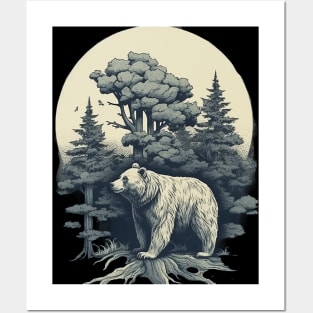 Forest bear Posters and Art